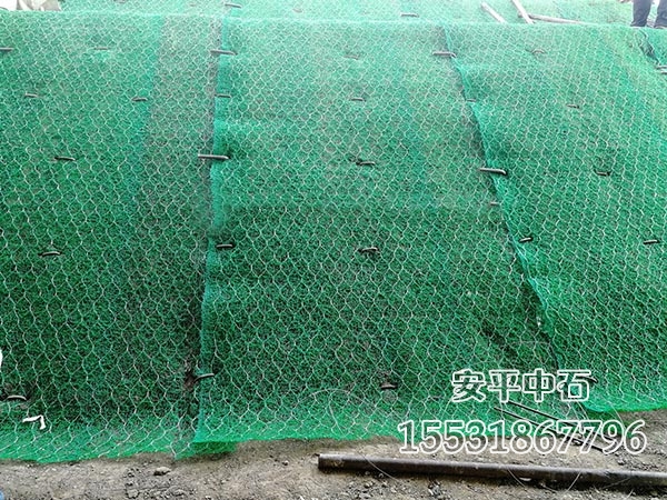 鍍高爾凡加筋三維鋼絲網墊 鍍高爾凡加筋三維鋼絲網墊
